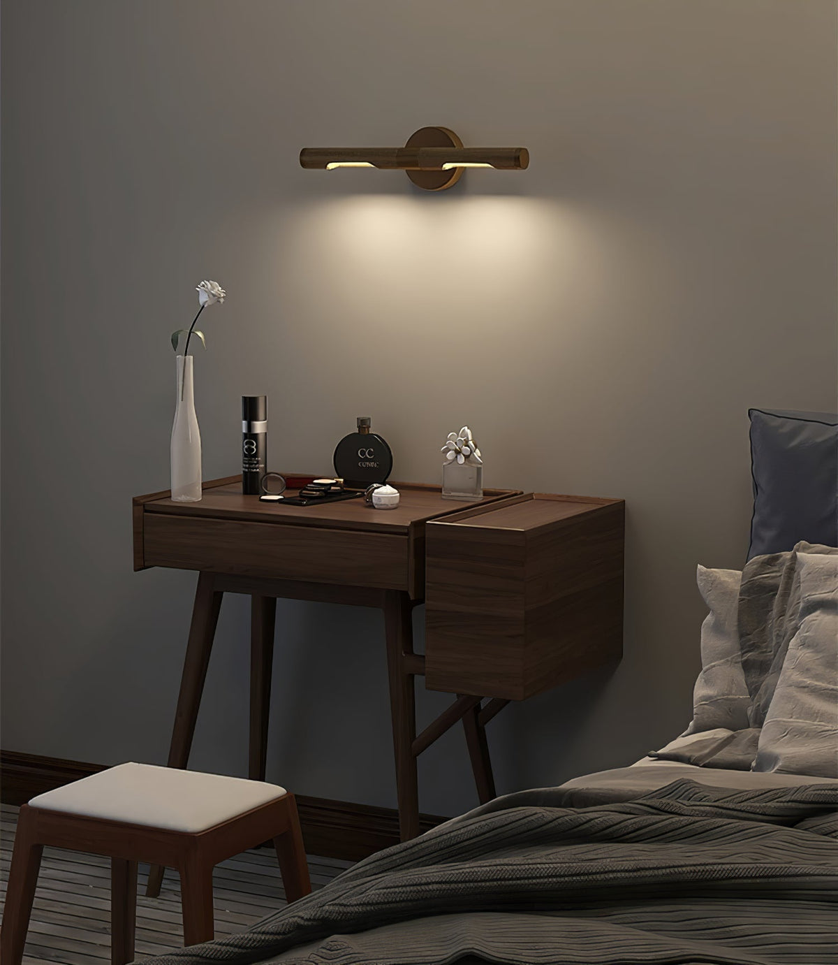 Sano Modern Brass LED Wall Light