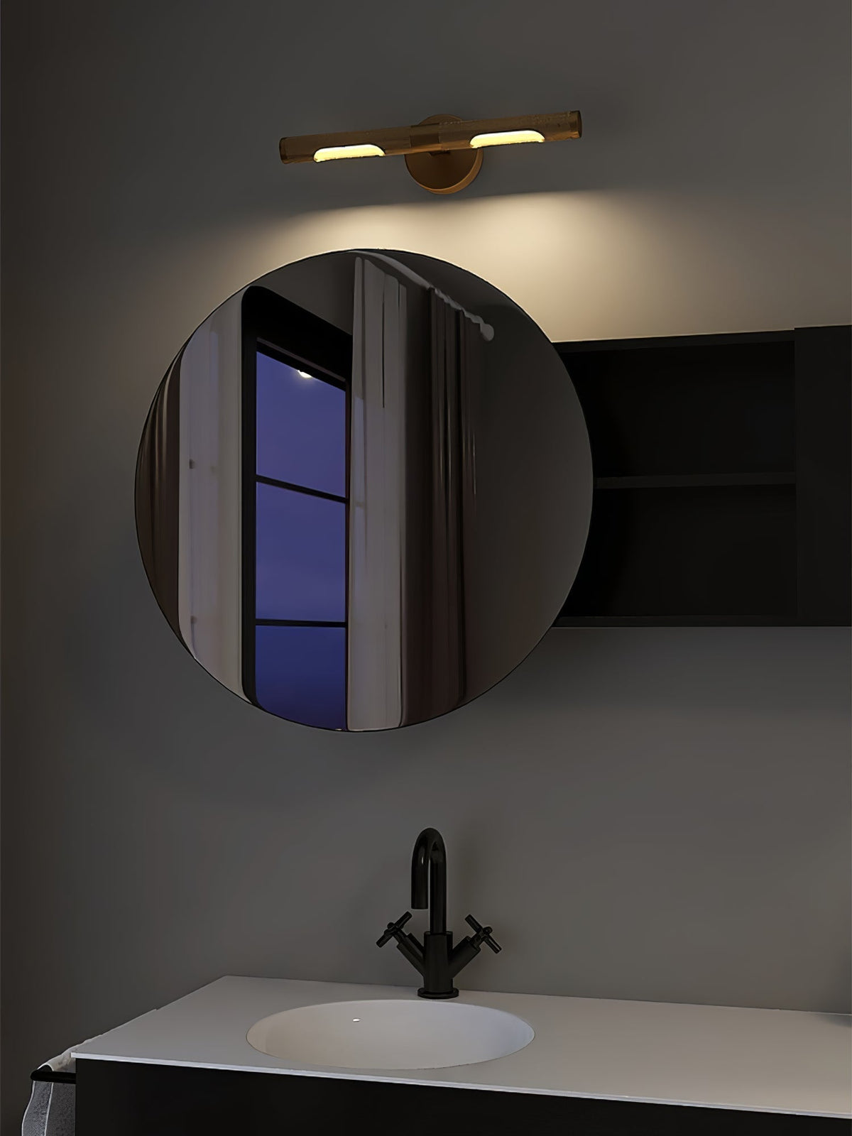 Sano Modern Brass LED Wall Light