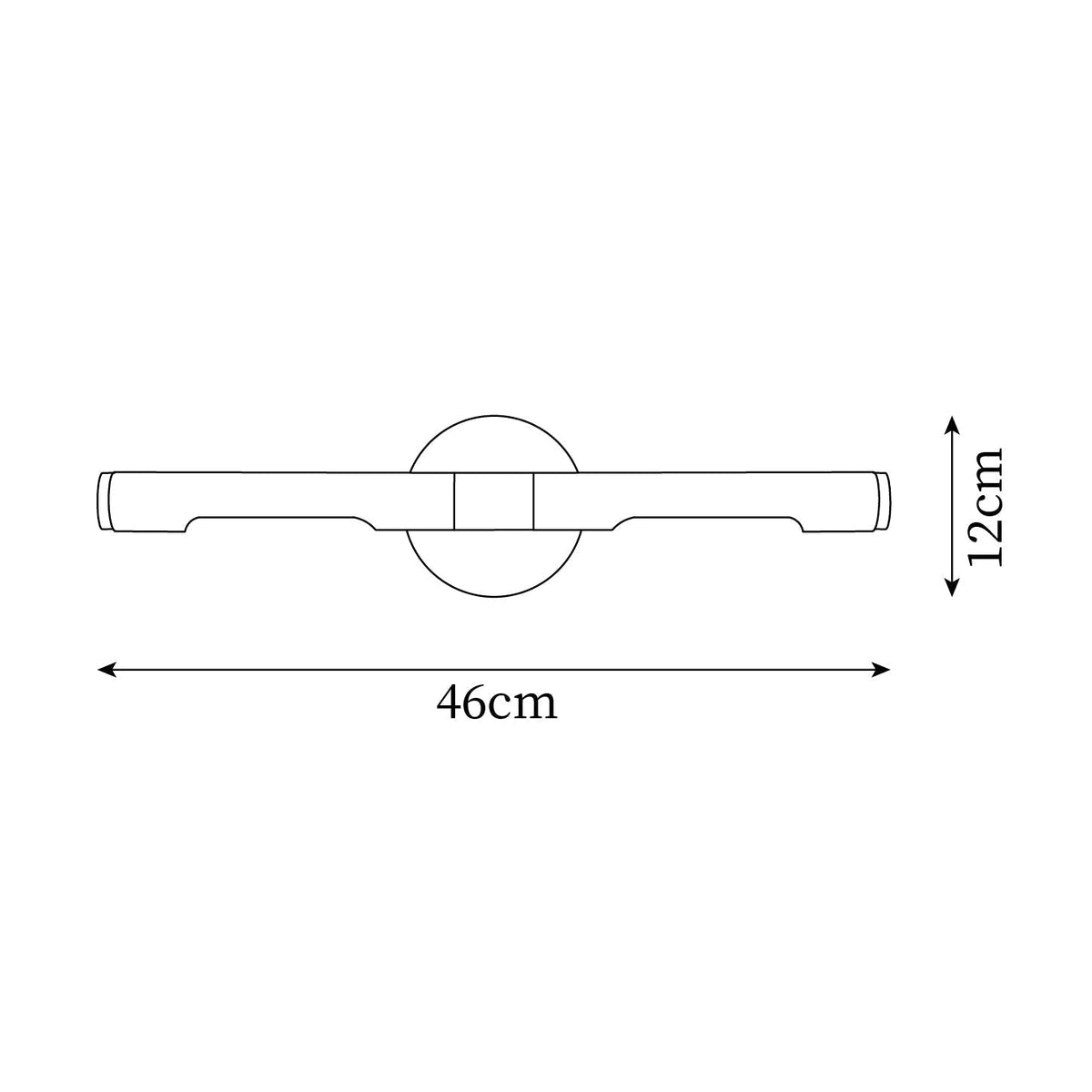 Sano Modern Brass LED Wall Light
