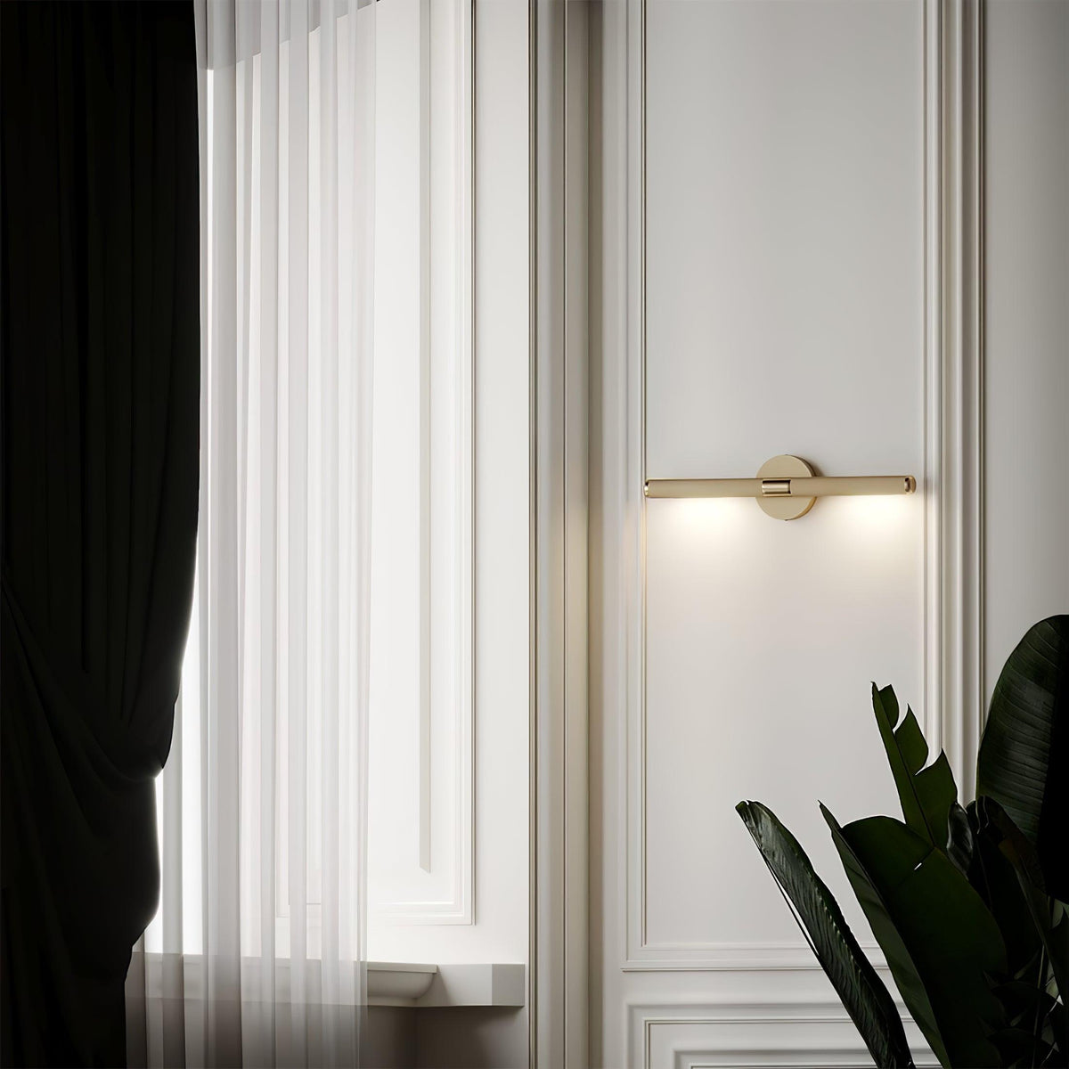 Sano Modern Brass LED Wall Light