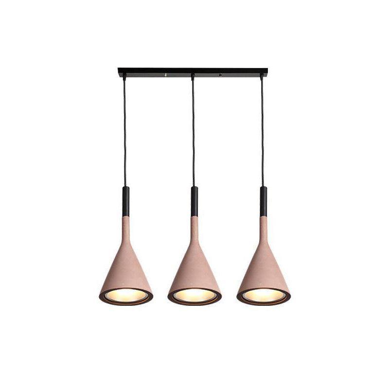 Nixor Pendant Lamp Concrete Conical Industrial