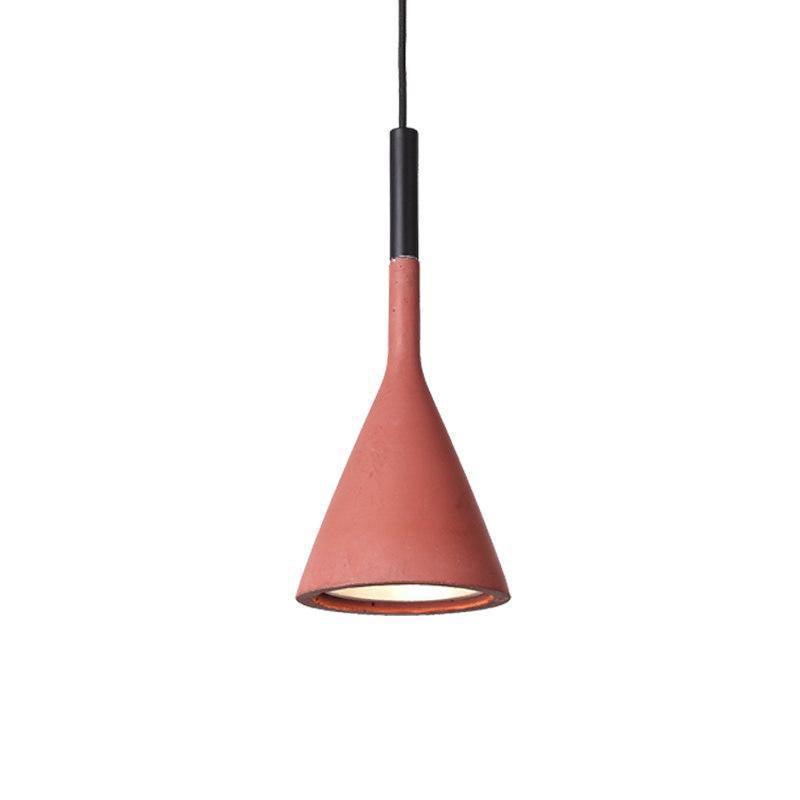 Nixor Pendant Lamp Concrete Conical Industrial