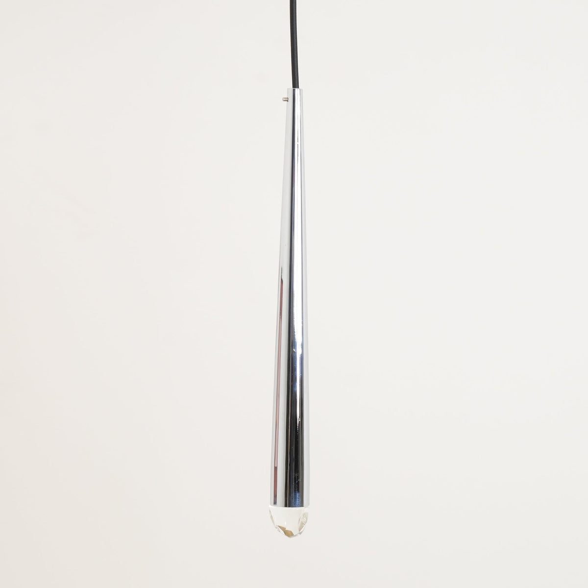 Larry Chandelier Crystal Brass Blackened Silver Staircase