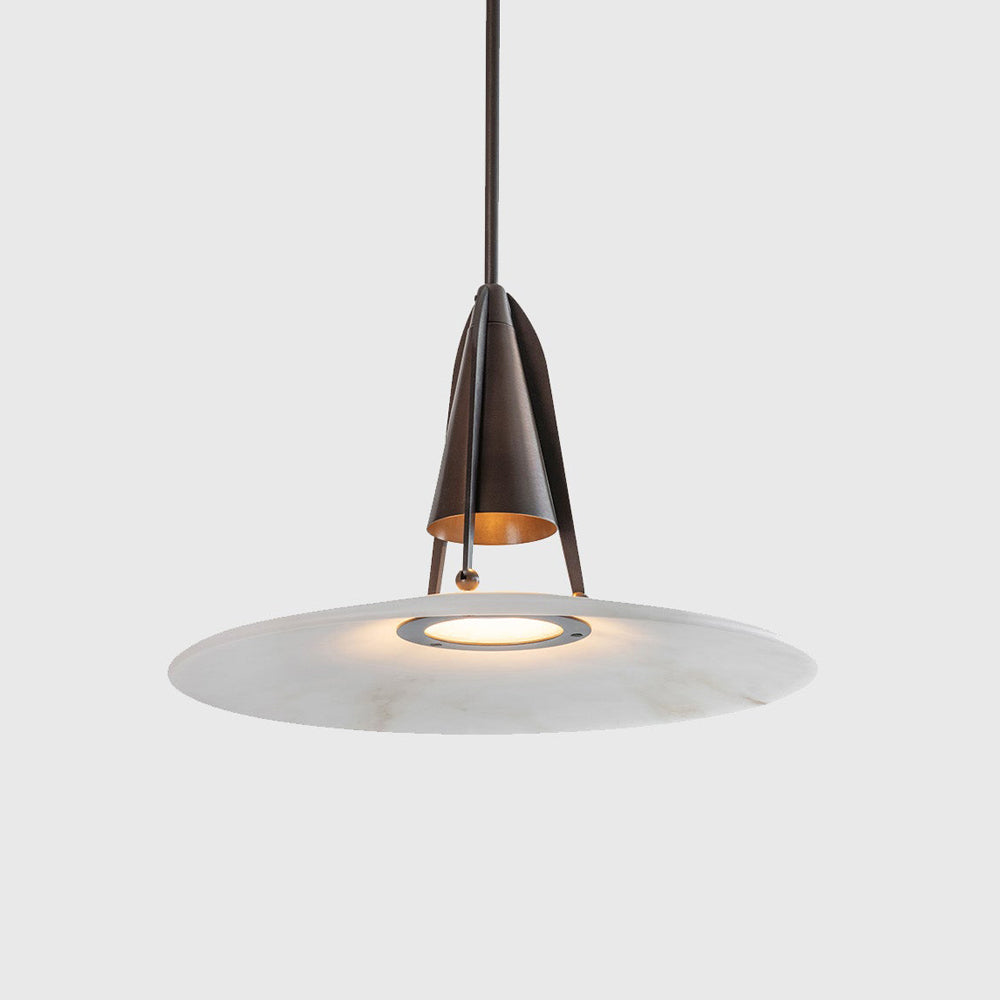 Halen Pendant Light Alabaster Fusion