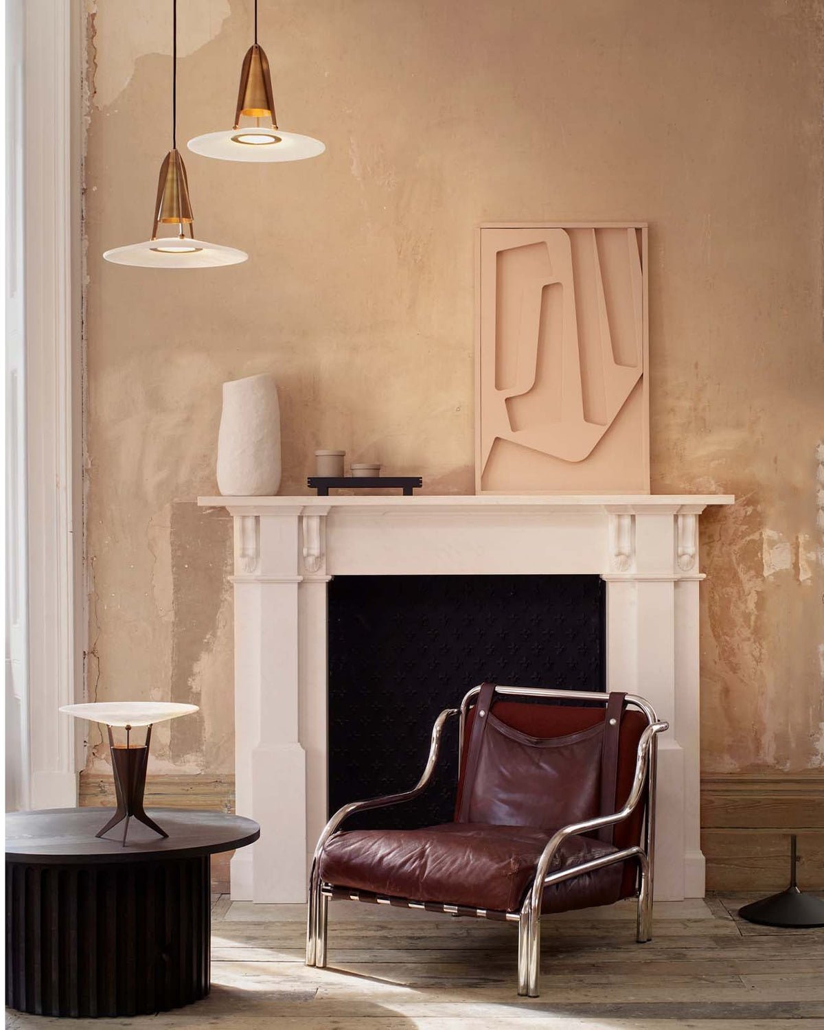 Halen Pendant Light Alabaster Fusion