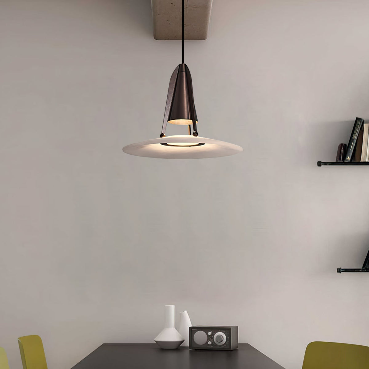 Halen Pendant Light Alabaster Fusion