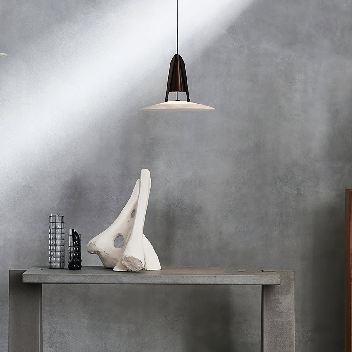 Halen Pendant Light Alabaster Fusion