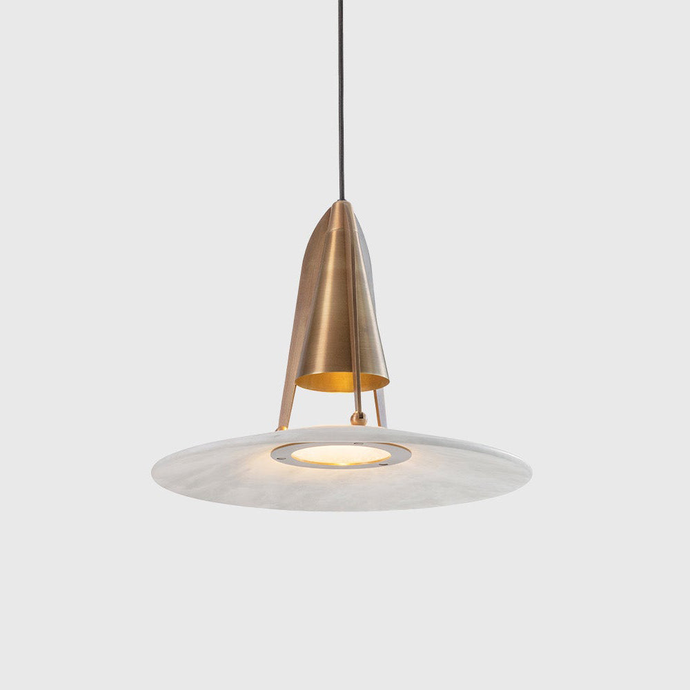 Halen Pendant Light Alabaster Fusion