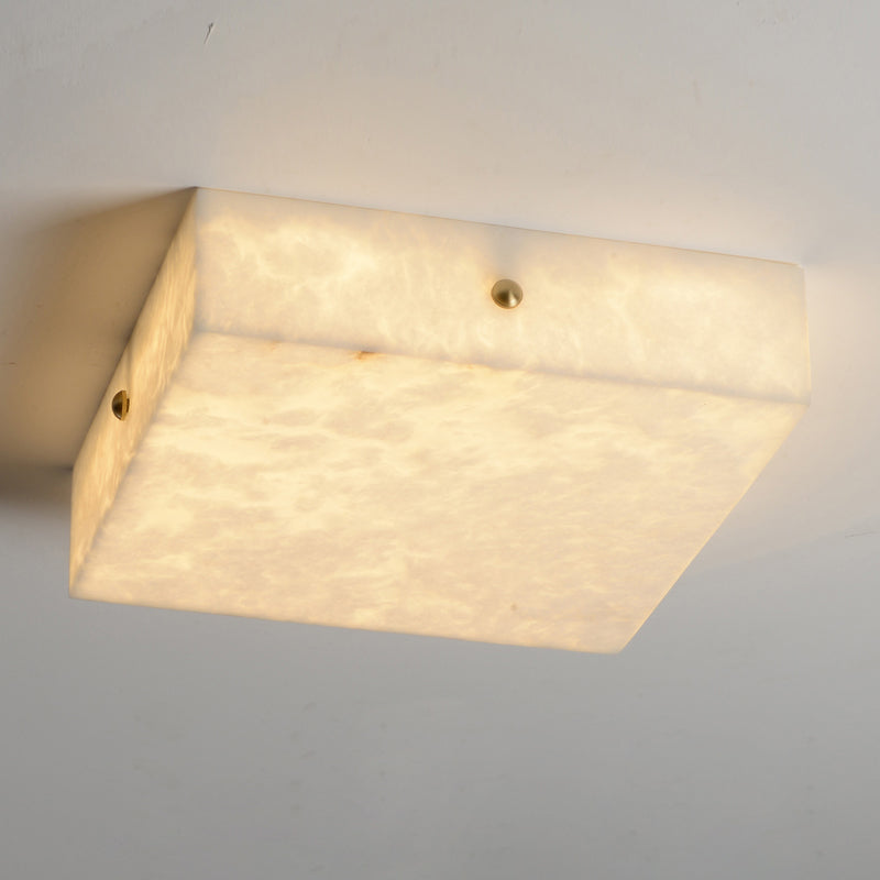 Rauduvys Modern Minimalist Alabaster Ceiling Light