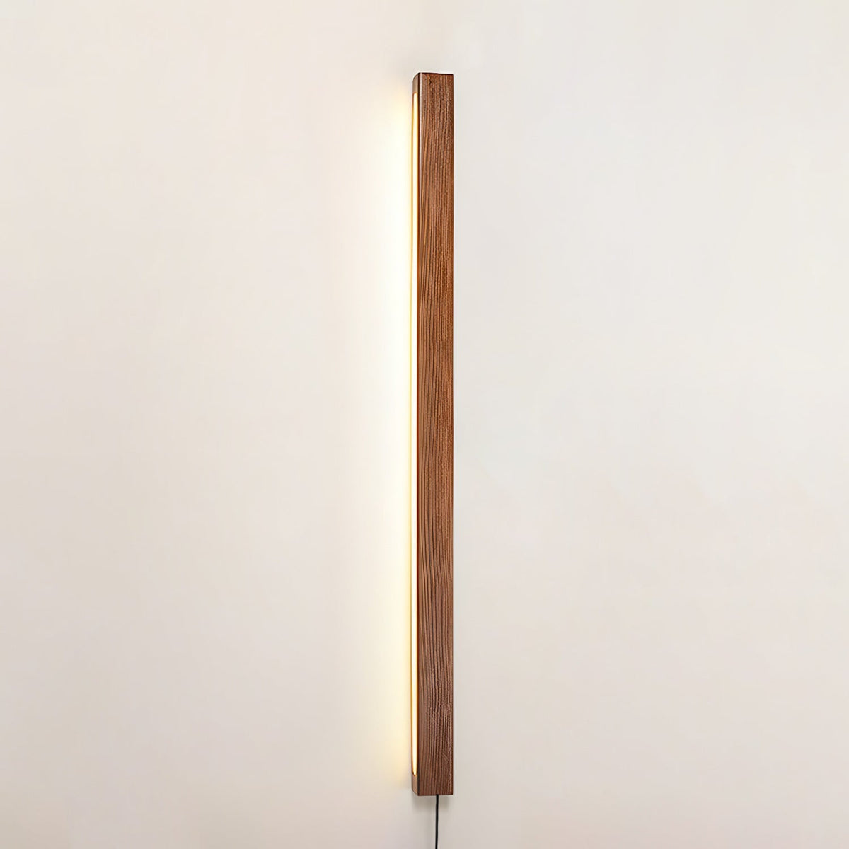 Bryf Wall Lamp Linear Wood Plug In