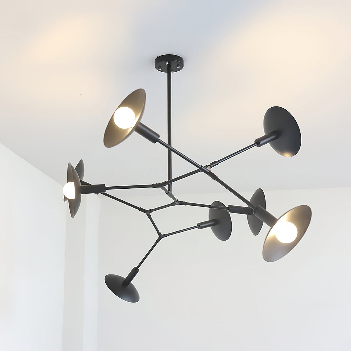 Tinduvyo Modern Minimalist Metal Glass Chandelier