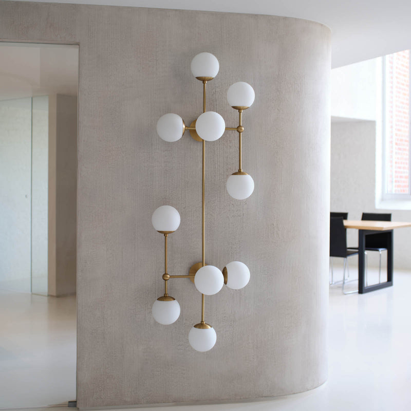 Ulfuvyo Modern Minimalist Glass Metal Wall Lamp