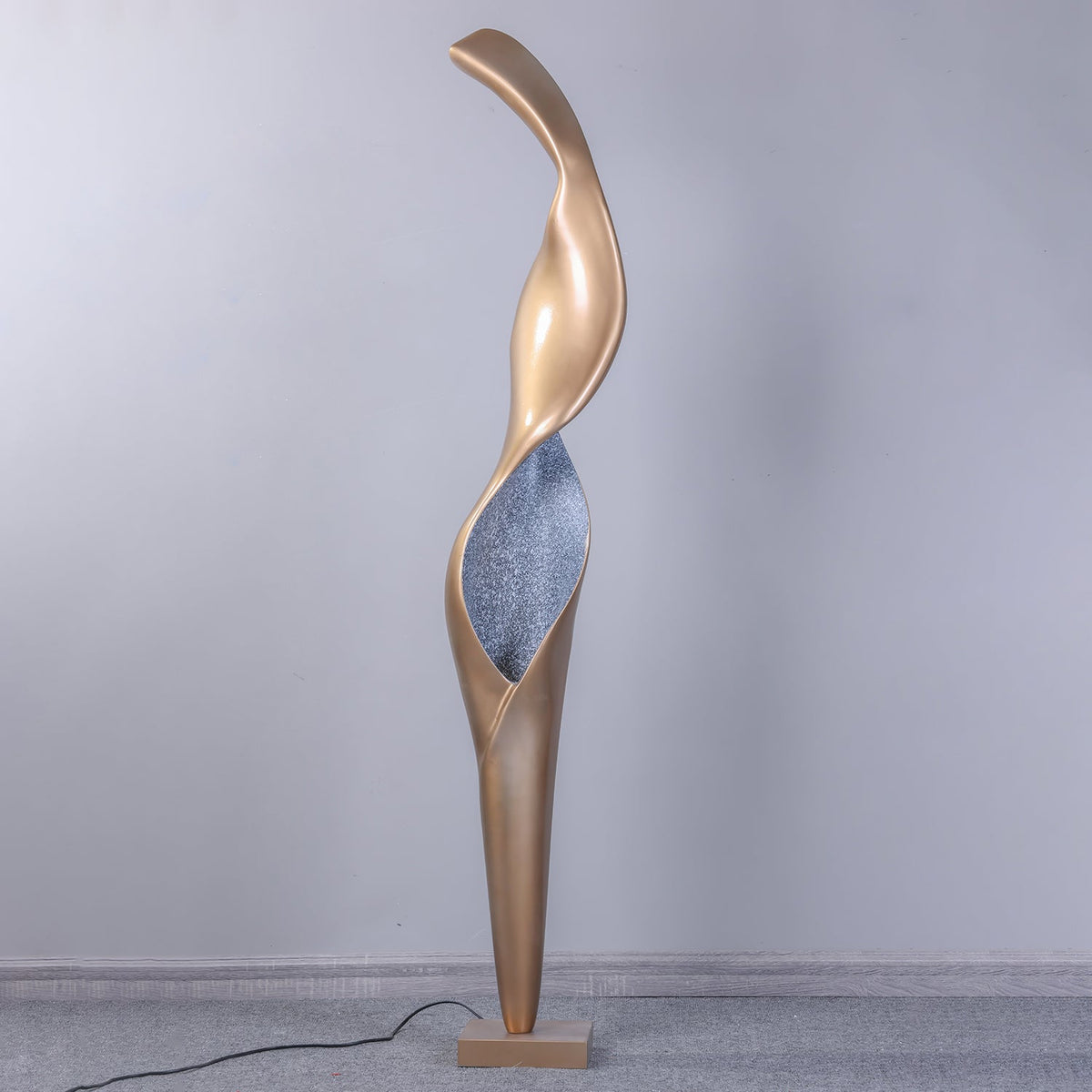 Orelinelle Sculptural Fiberglass Floor Lamp