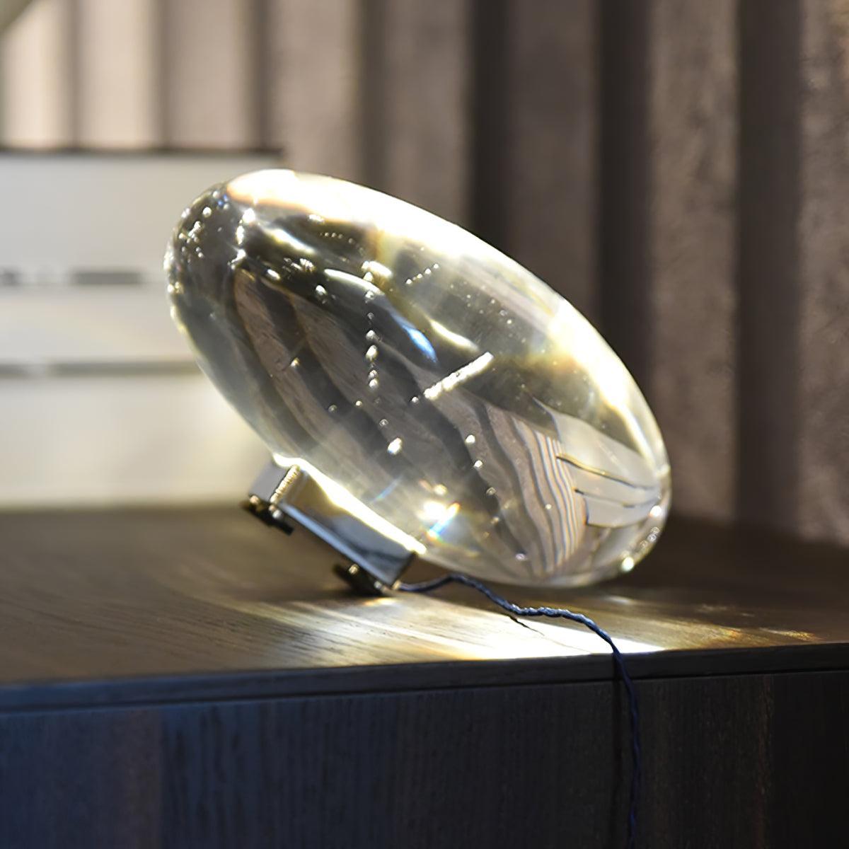 Solarece Crystal Minimalist Table Lamp