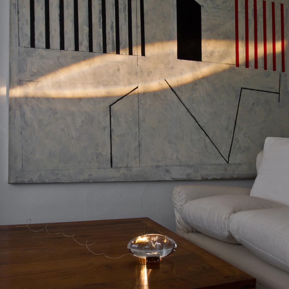 Solarece Crystal Minimalist Table Lamp