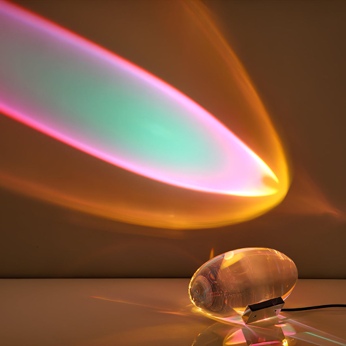Solarece Crystal Minimalist Table Lamp