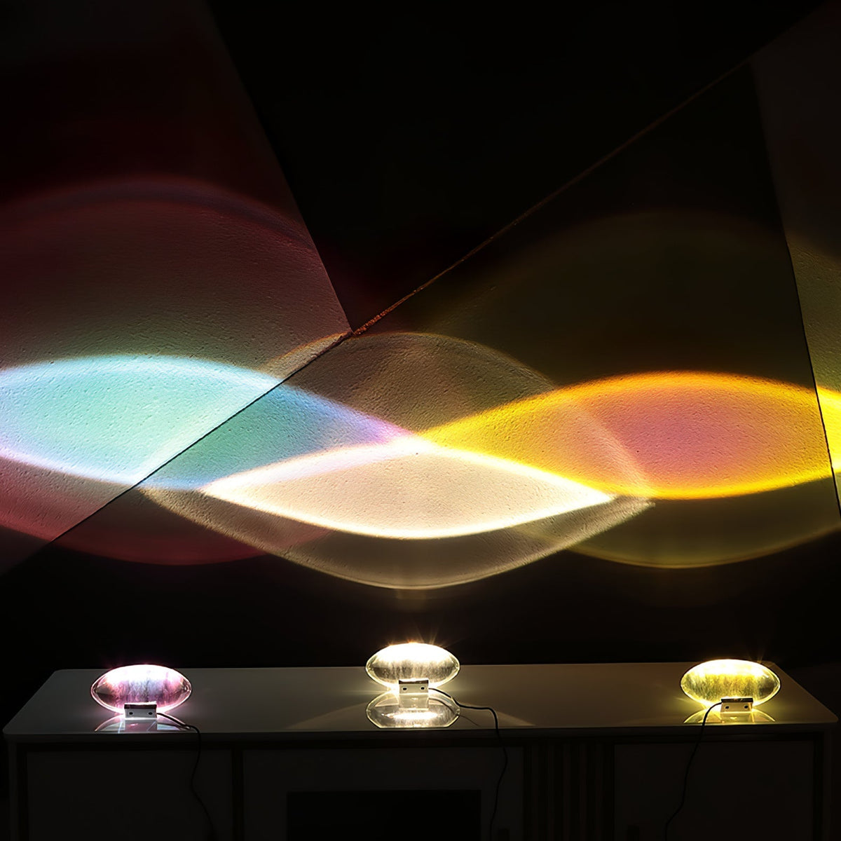 Solarece Crystal Minimalist Table Lamp