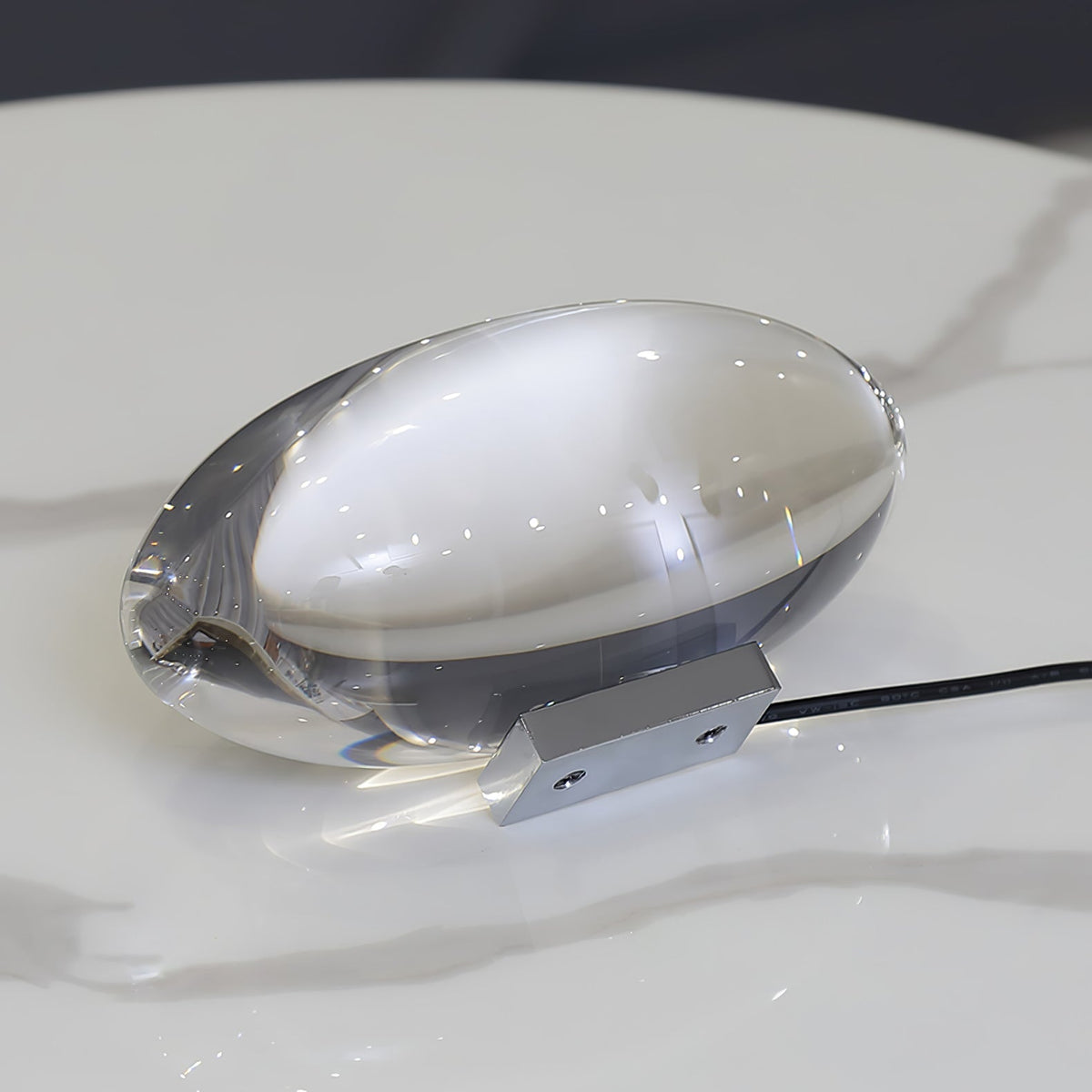 Solarece Crystal Minimalist Table Lamp