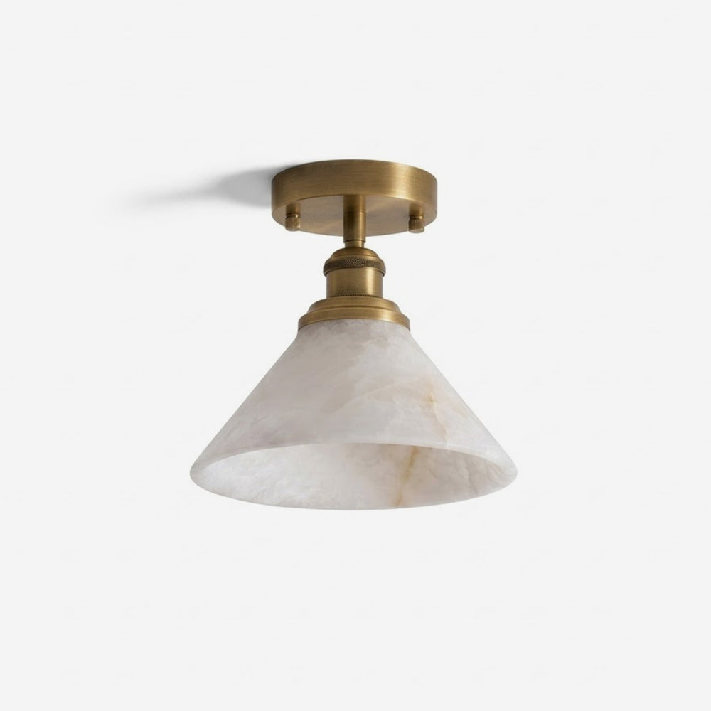 Opal Alabaster Flush Mount