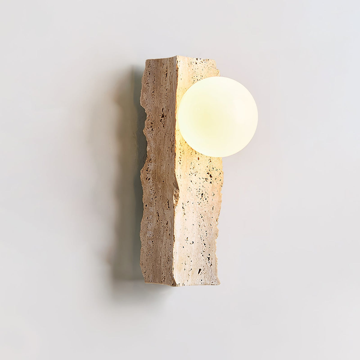 Elnoren Organic Travertine Wall Light