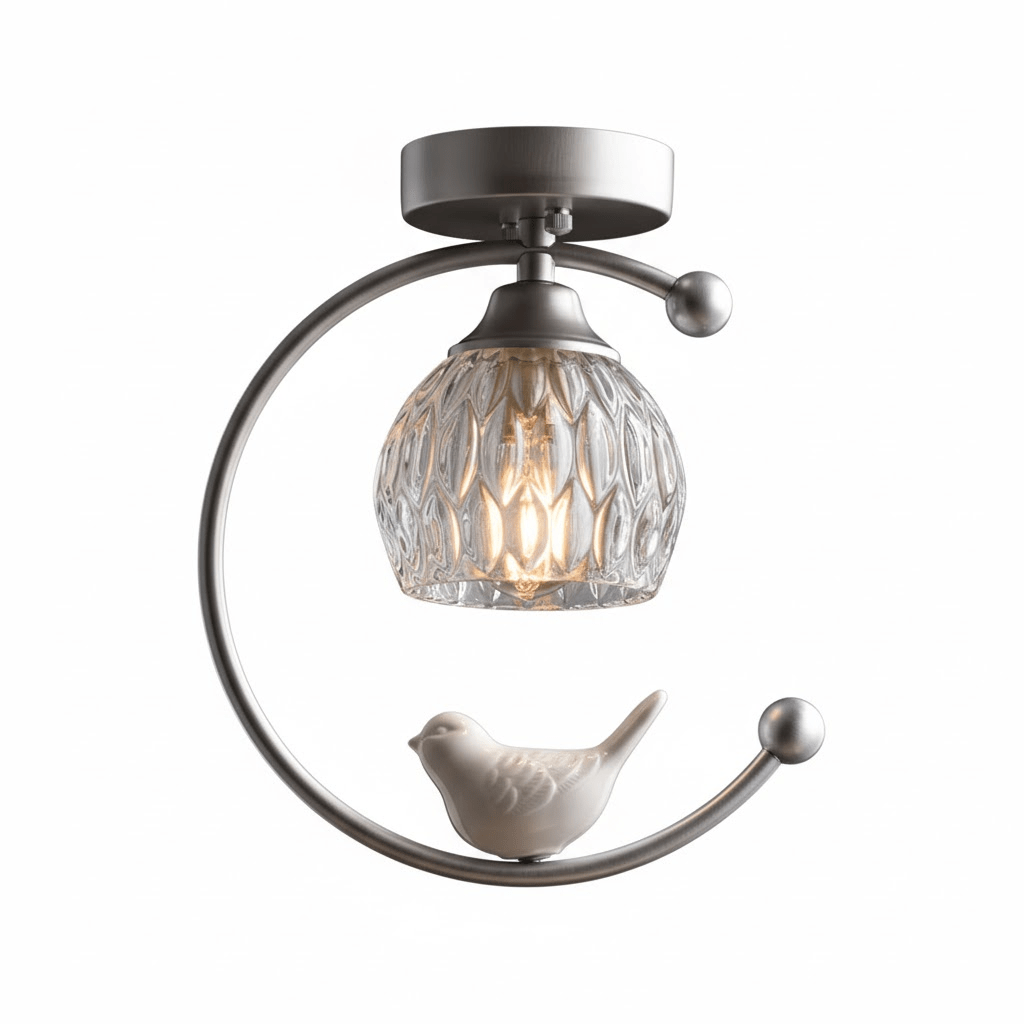 Otis Linearo Artistic Ceramic Bird Ceiling Light