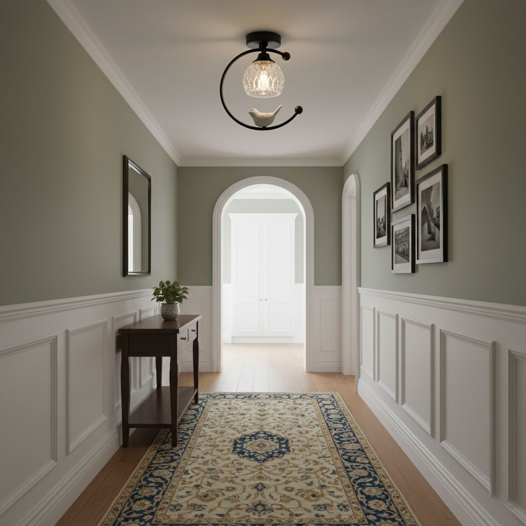 Otis Linearo Artistic Ceramic Bird Ceiling Light