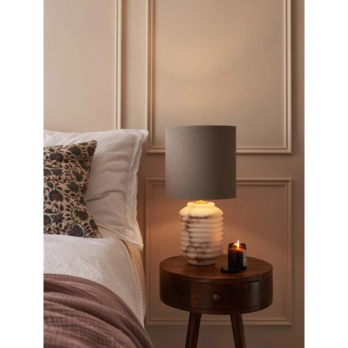 Alboiella Contemporary Alabaster Table Lamp