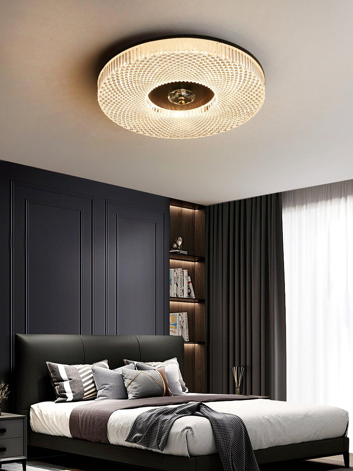 Nirenaine Ceiling Lamp LED Flush Mount Acrylic