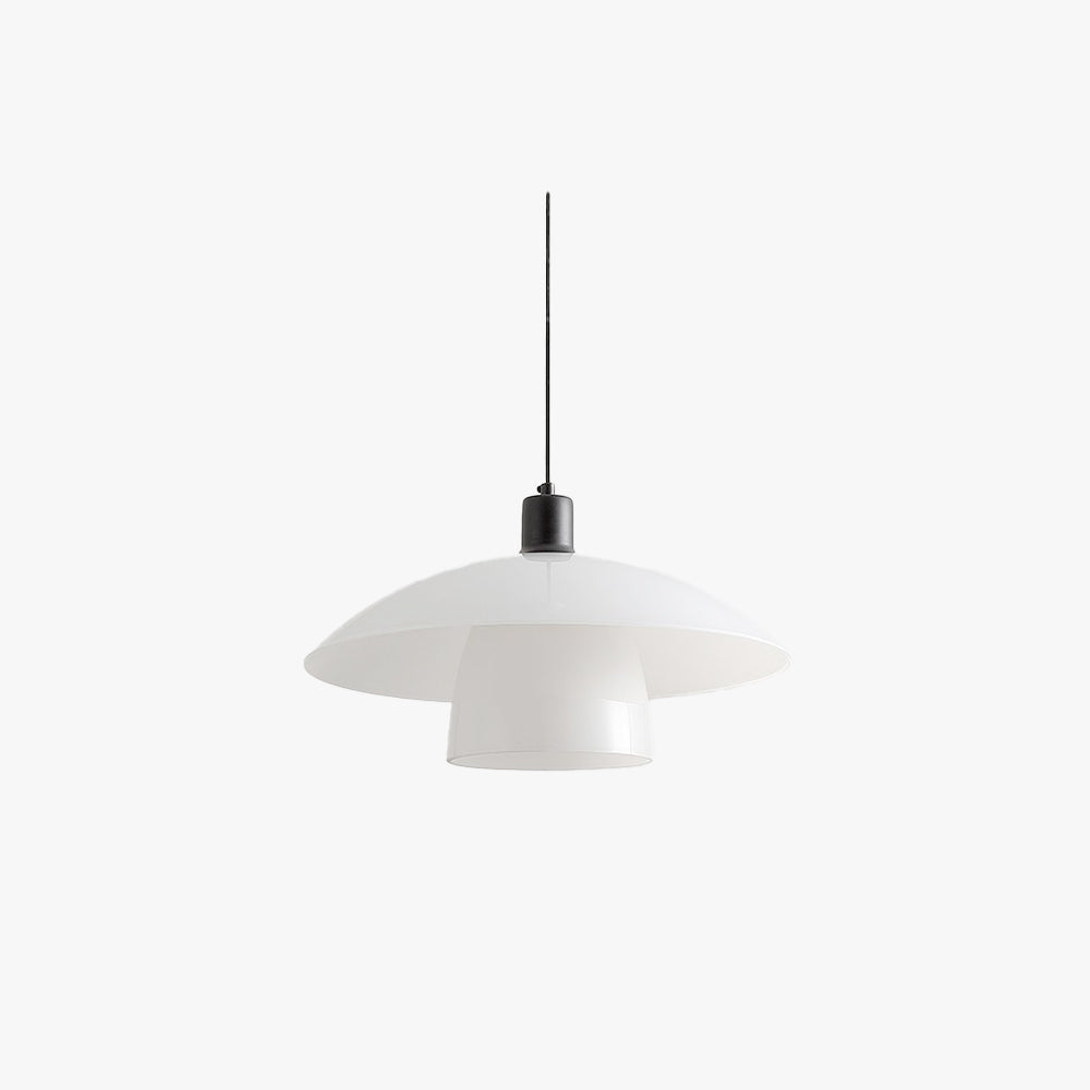 Puvoted White Pendant Light