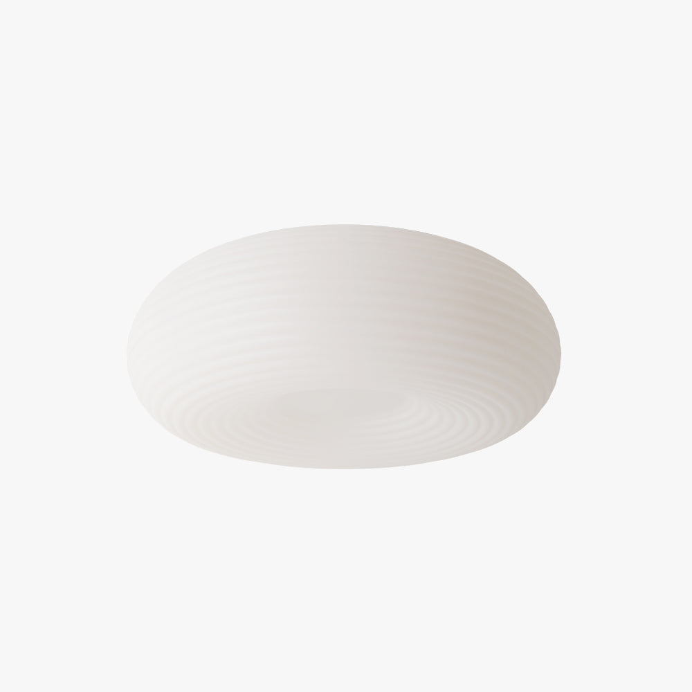 Bidubem Flush Mount Ceiling Light Modern, Metal/, White, Bedroom