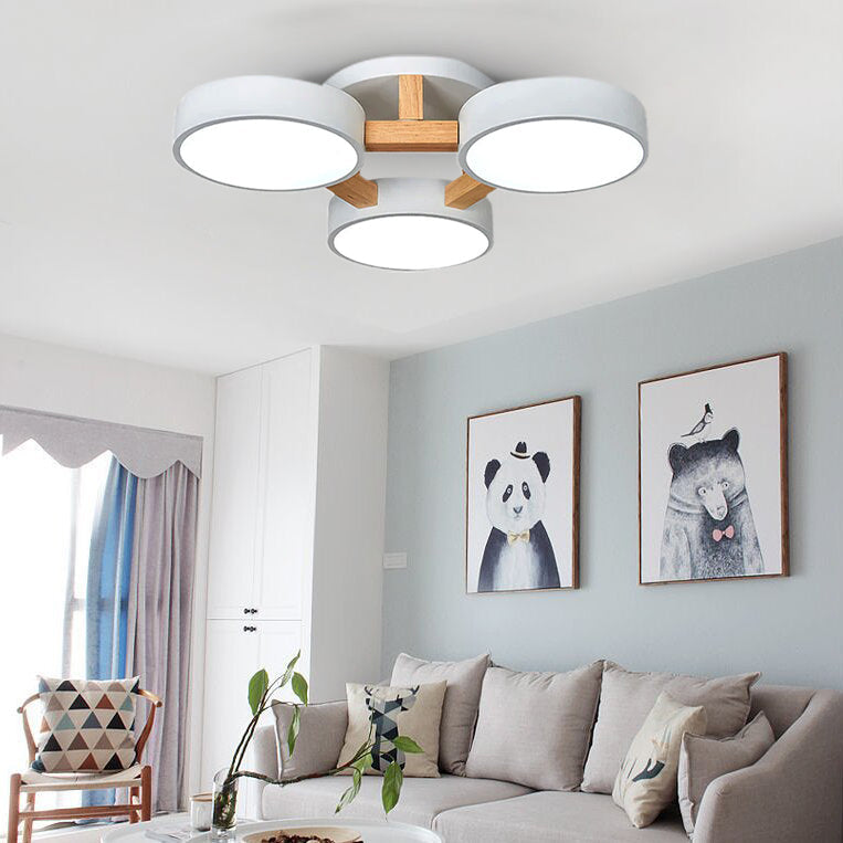 Pulusoli Nordic Minimalist Flush Mount Ceiling Light