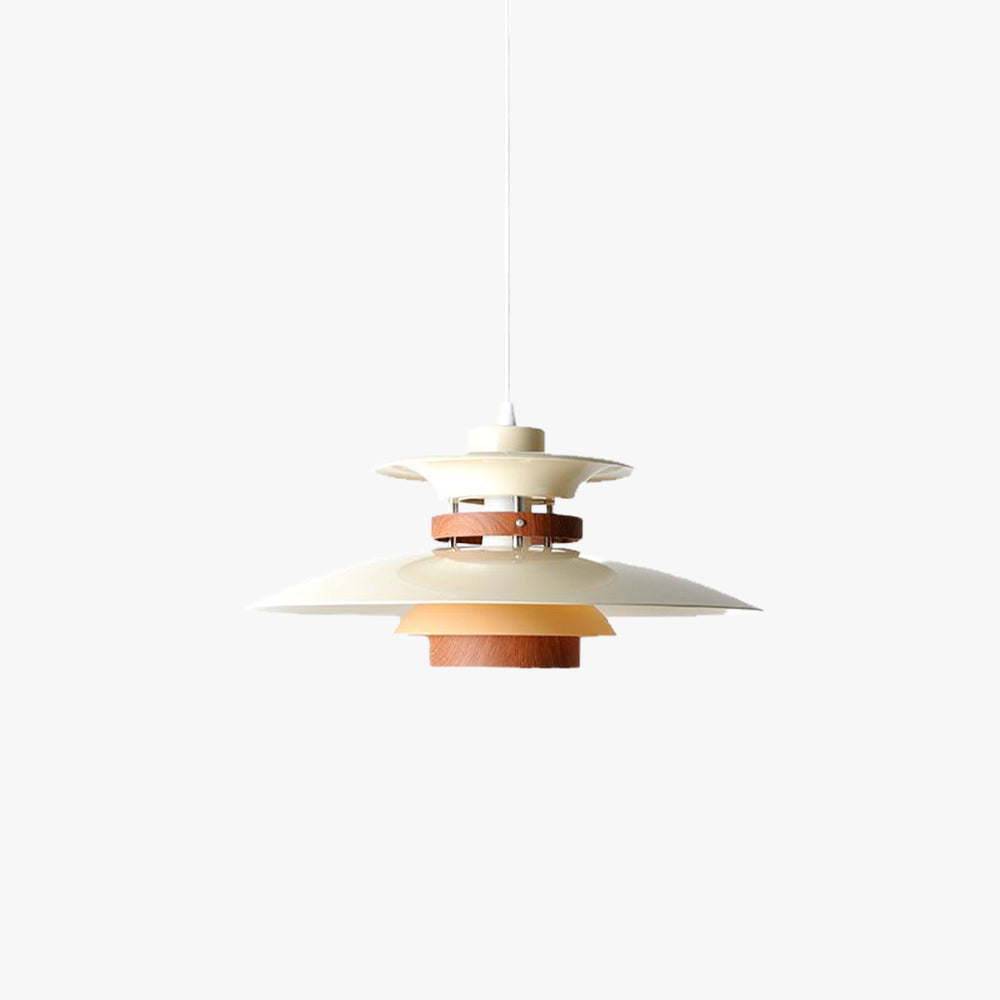 Wobulil Unique Designer Metal Pendant Light, White