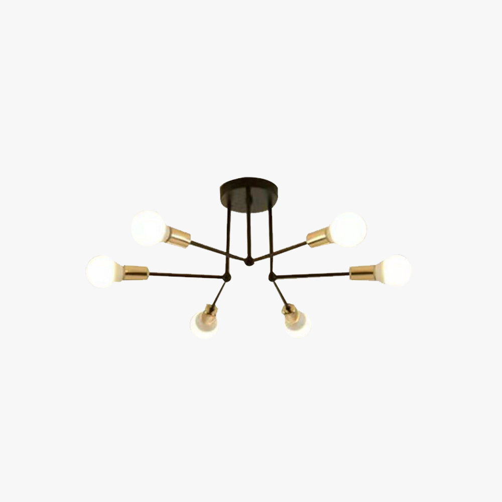 Jadasum Flush Mount Ceiling Light Linear Industrial