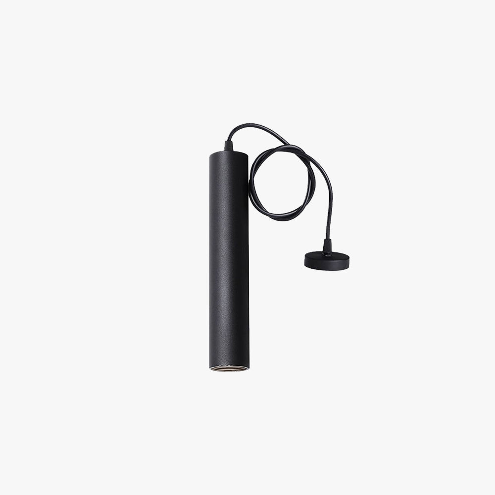 Solira Pendant Light Modern Cylinder Shape Linear Black-Neutral Decor
