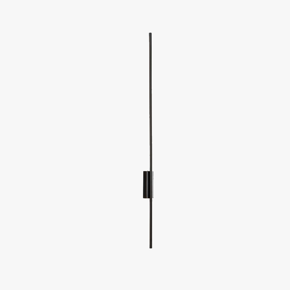 Wegader Modern Linear Metal& Bedroom Wall Lamp, Black/Brass