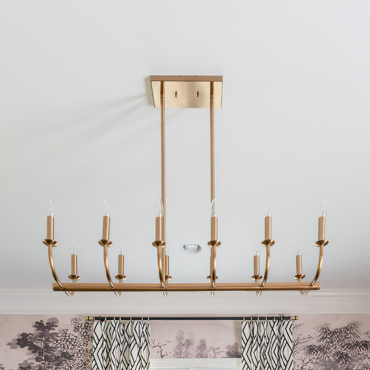 Xenuvyh Modern Minimalist Vintage Industrial Metal Chandelier