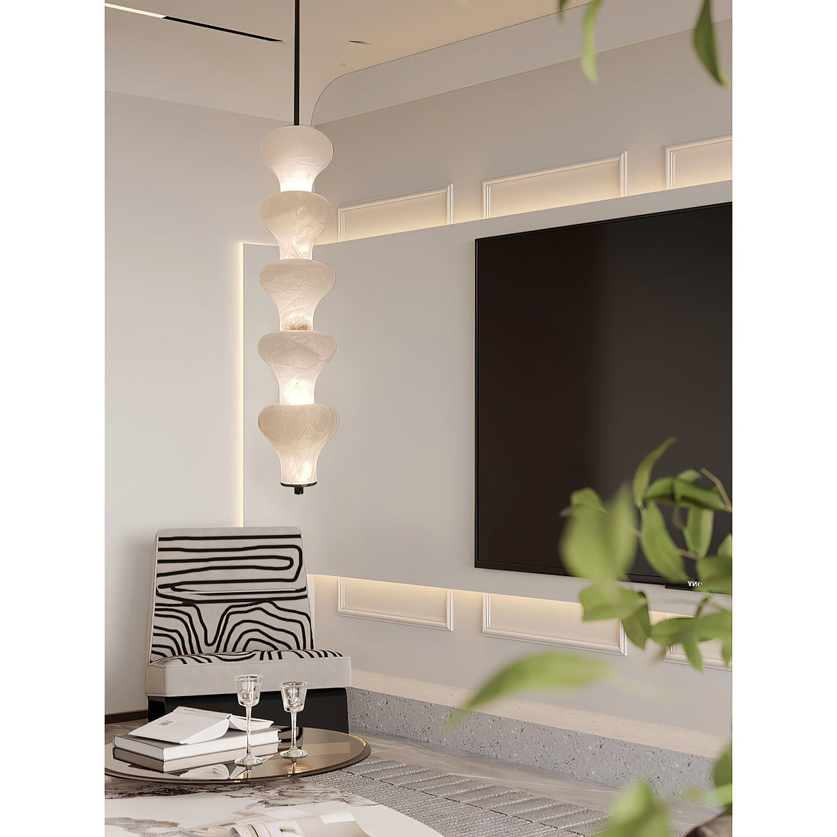 Nivalina Alabaster Pendant Lamp
