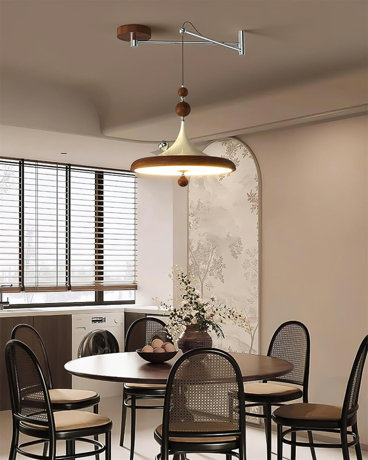 Ballora Poised Swing-Arm Pendant Lamp