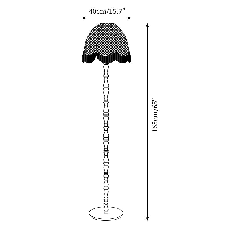 Fioeette Fabric Floor Lamp
