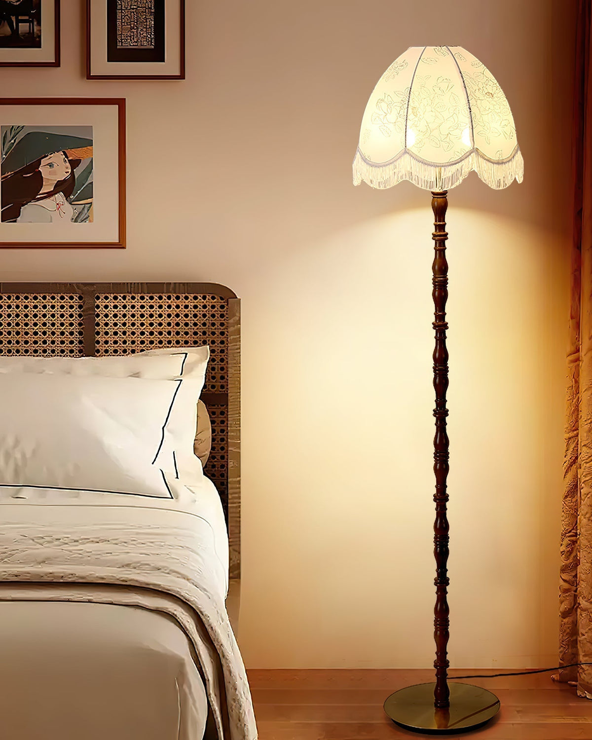 Fioeette Fabric Floor Lamp