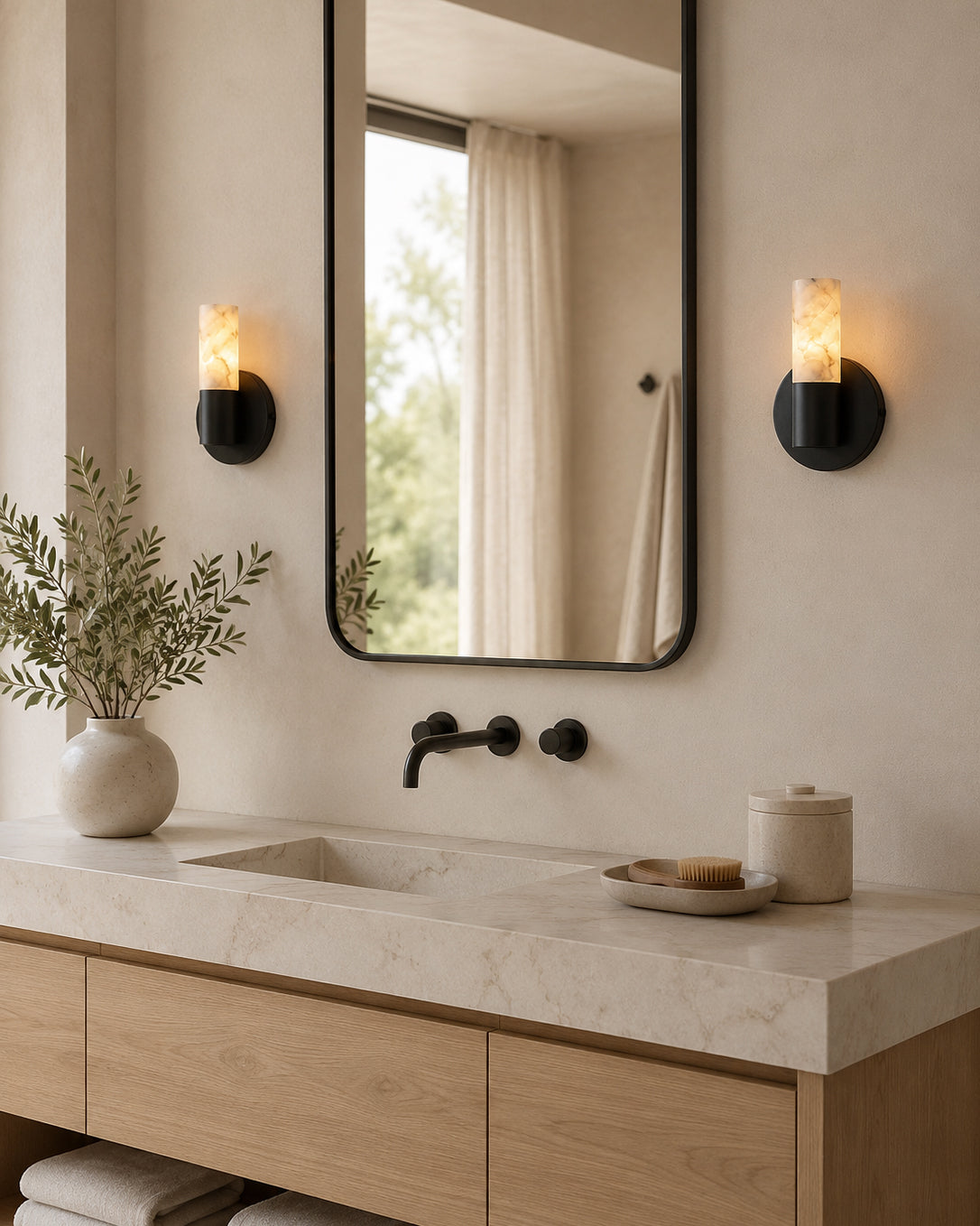 Barton Alabaster Wall Sconce