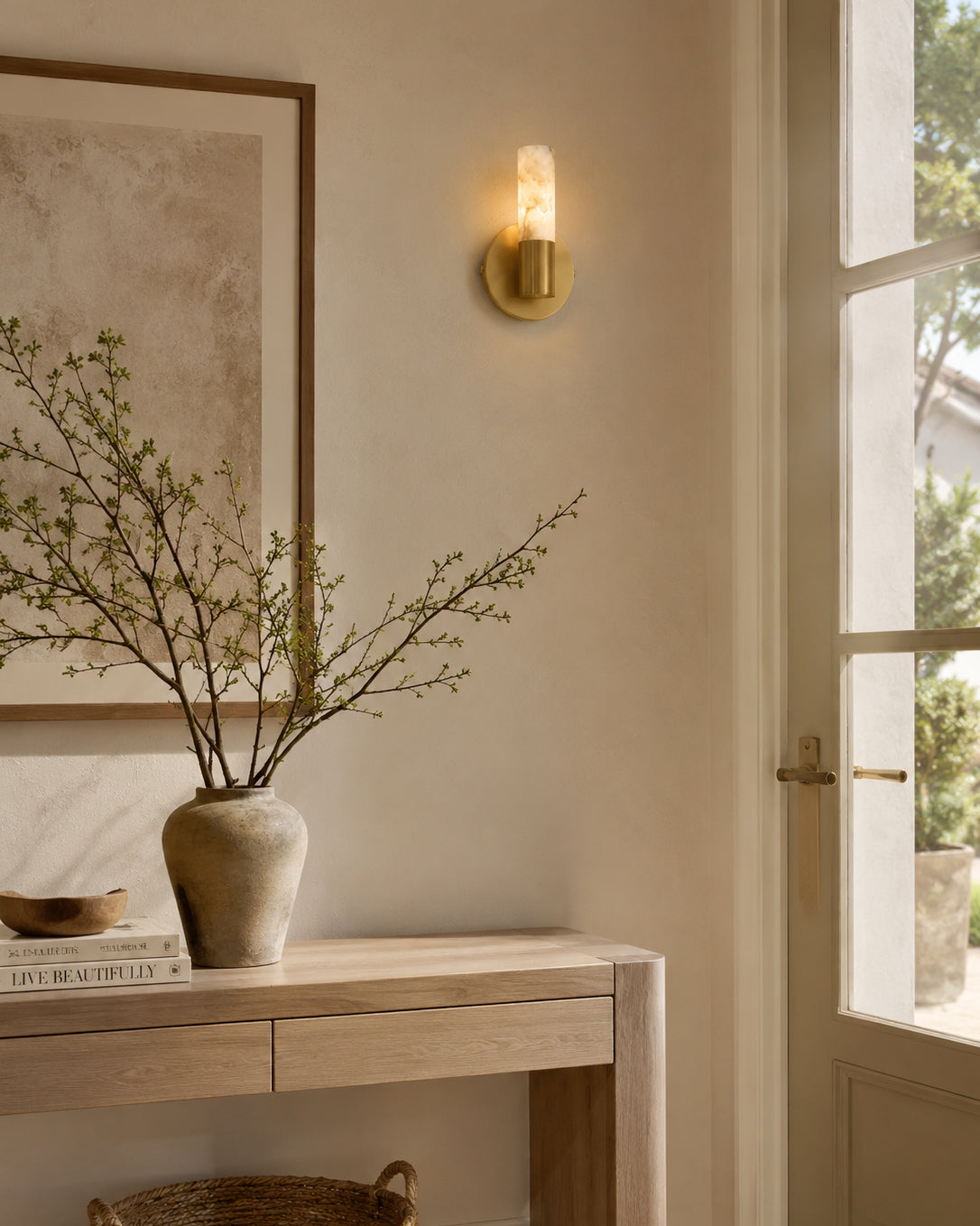 Barton Alabaster Wall Sconce
