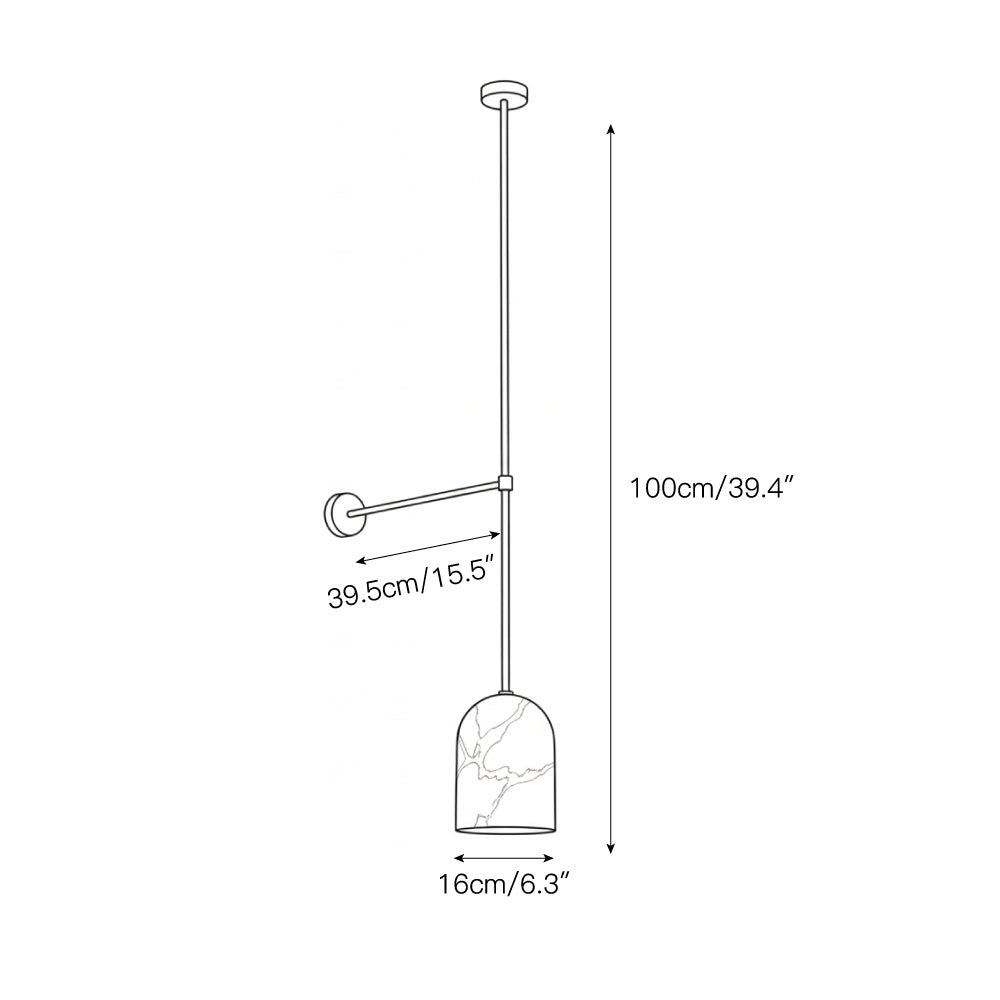 Belfry Minimalist Brass Wall Lamp