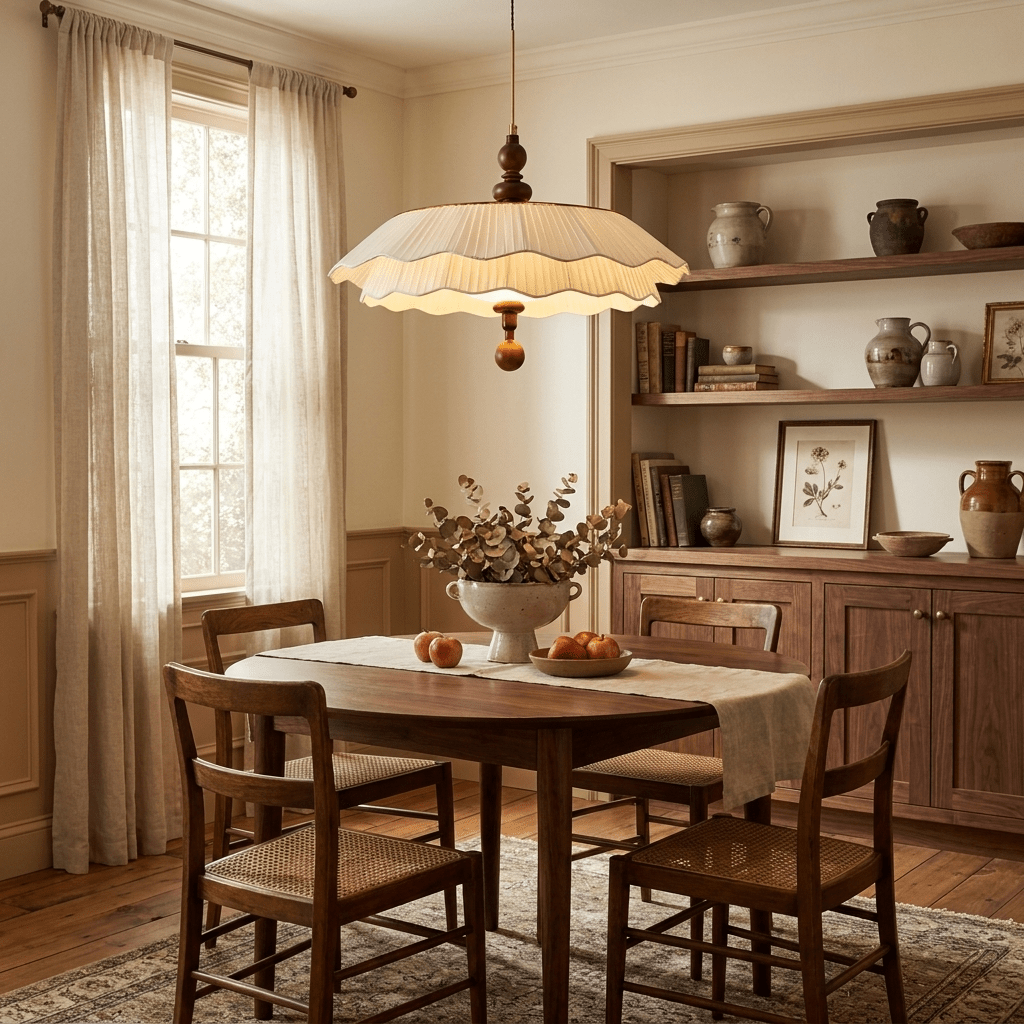 Elianor Belle Epoque Pleated Pendant Light