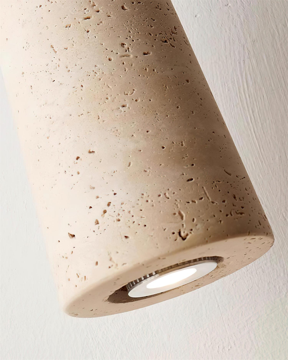 Nolira Pendant Light Wood Travertine Natural