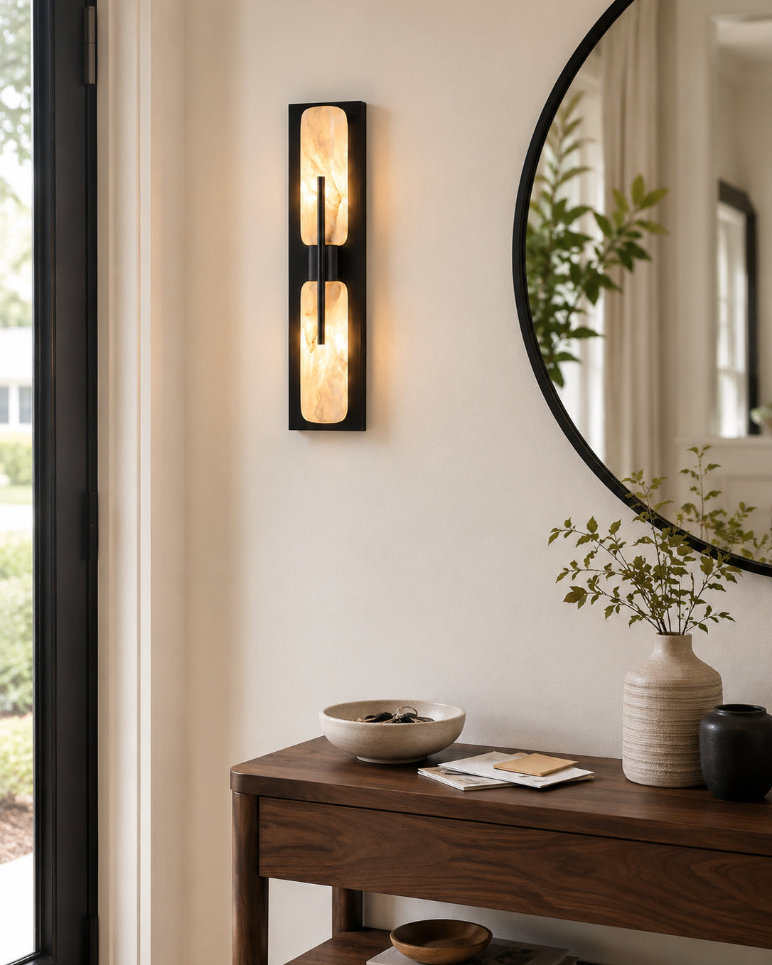 Bepuzz Alabaster Wall Sconce