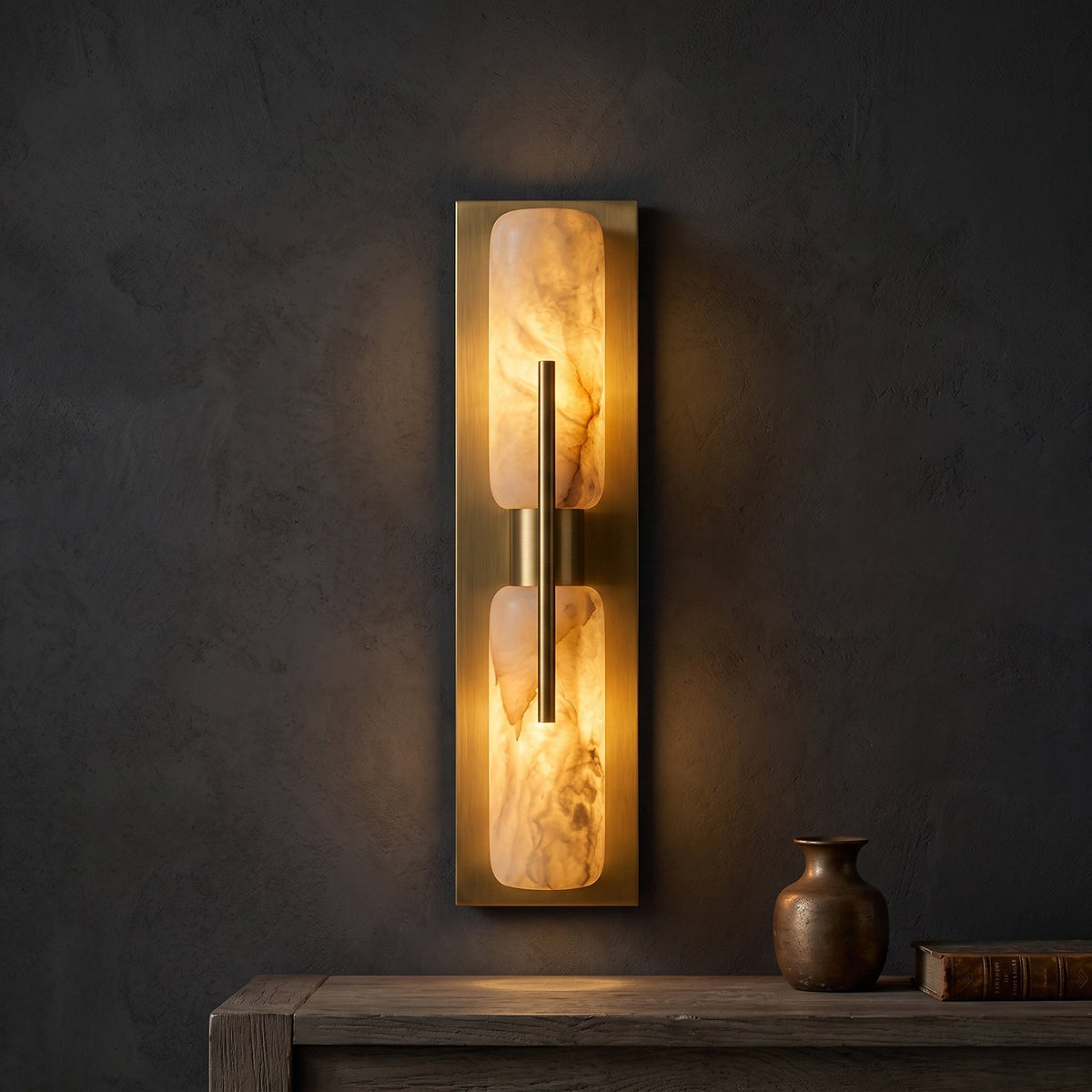 Bepuzz Alabaster Wall Sconce