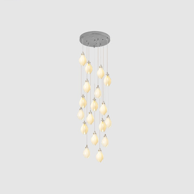 Fioenaya Pendant Lamp White Floral Ceramic