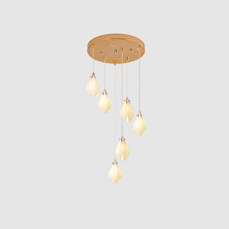 Fioenaya Pendant Lamp White Floral Ceramic