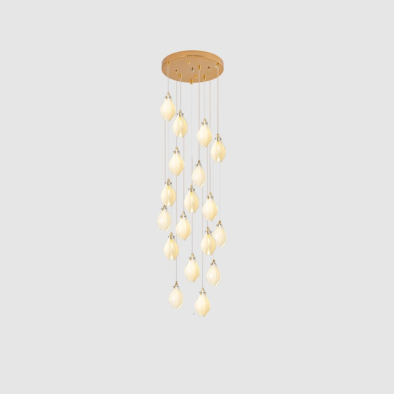 Fioenaya Pendant Lamp White Floral Ceramic